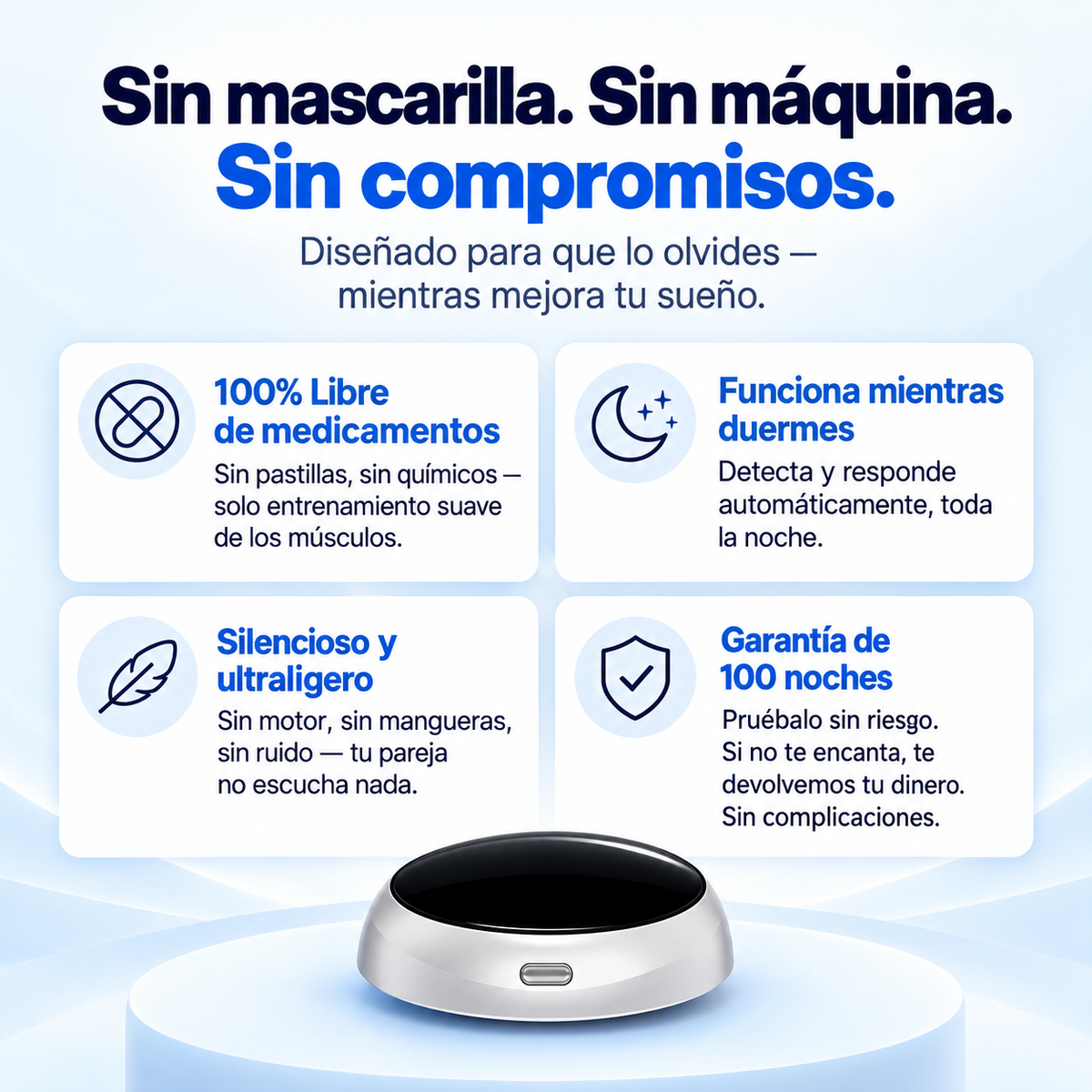 VeSleep: Elimina ronquidos y Apnea del sueño